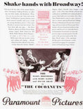 Cocoanuts Marx Brothers Vintage Retro Advert Ads A4 Photo Print