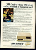 Code Phone 1750 Vintage Retro Advert Ads A4 Photo Print