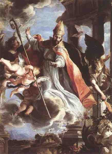 Coello Claudio The Triumph Of St Augustine A4 Photo Print