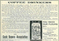 Coffee Drinkers Mills Vintage Retro Advert Poster A4 Photo Print