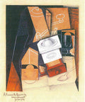 Coffee Grinder Cup And Glass On A Table Juan Gris Abstract Art A4 Photo Print