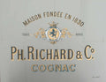 Cognac Lion Label Vintage Retro Advert Ads A4 Photo Print