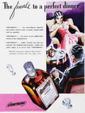 Cognac Liqueur Dinner Vintage Retro Advert Ads A4 Photo Print
