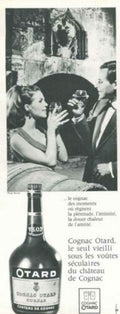 Cognac Otard Moment Vintage Retro Advert Poster A4 Photo Print