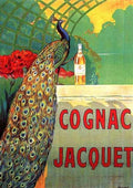 Cognac Peacock Jacquet 2 Vintage Retro Advert Ads A4 Photo Print