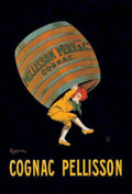 Cognac Pellisson Barrel Vintage Retro Advert Ads A4 Photo Print