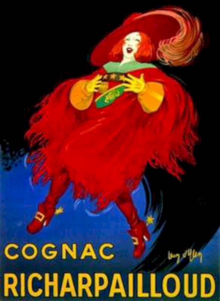 Cognac Richard Pailoud Vintage Retro Advert Ads A4 Photo Print