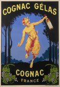 CognacGelas Vintage Advert A4 Photo Print
