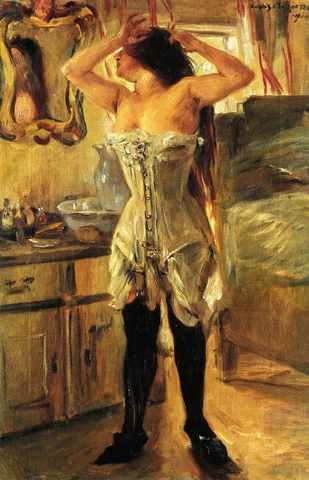 Cointh Lovis In Corset A4 Photo Print