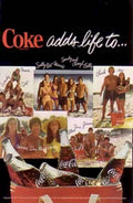 Coke Beach Life Vintage Retro Advert Ads A4 Photo Print
