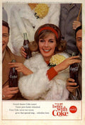 Coke Crowd Cheers 1 Vintage Retro Advert Ads A4 Photo Print