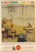 Coke Refresh Pause Vintage Retro Advert Ads A4 Photo Print