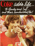 Coke Sandwich Rondy Vintage Retro Advert Ads A4 Photo Print