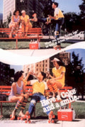 Coke Smile Skaters 1980s Vintage Retro Advert