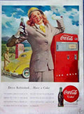 Coke Vending Machine Vintage Retro Advert Ads A4 Photo Print