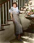 Colbert Claudette 2C film star poster A4 Photo Print