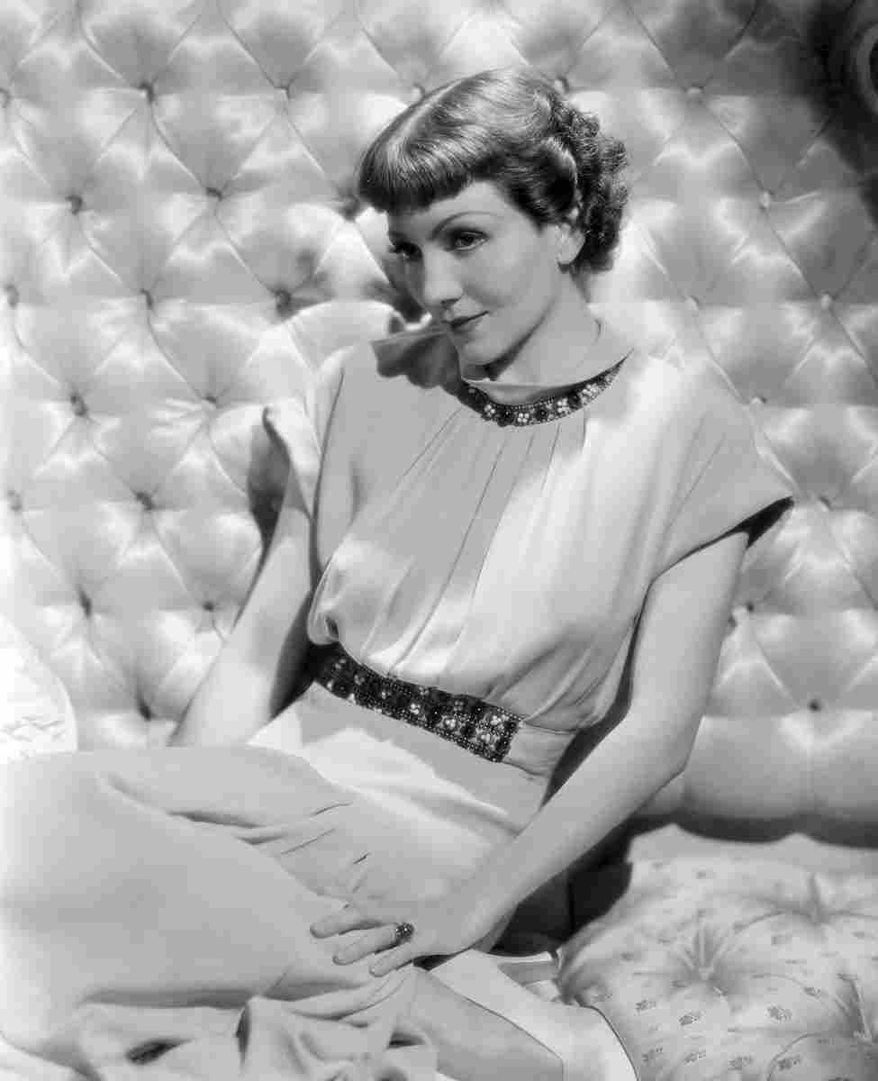 Colbert Claudette 4 film star poster A4 Photo Print
