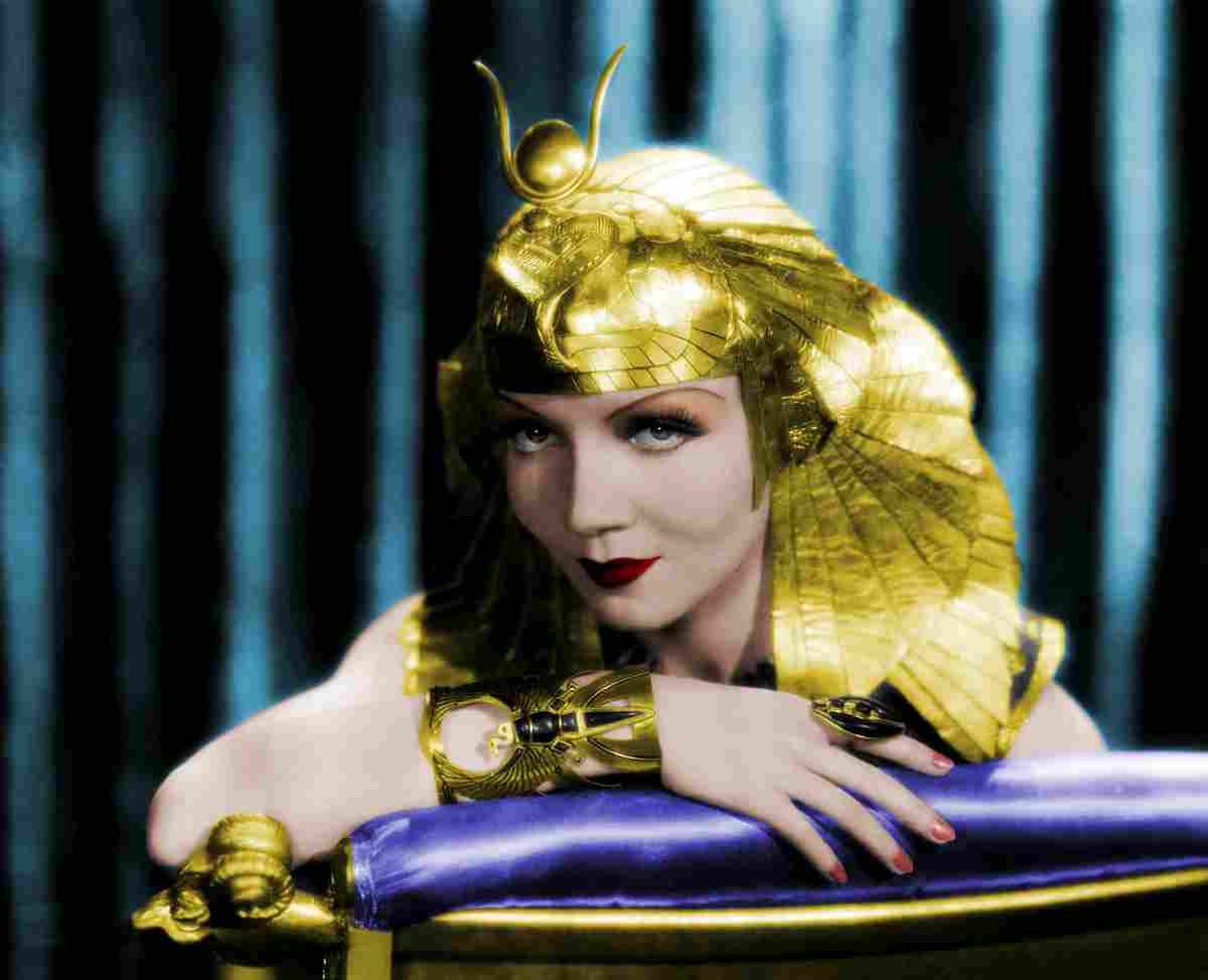 Colbert Claudette Cleopatra 10C film star poster A4 Photo Print