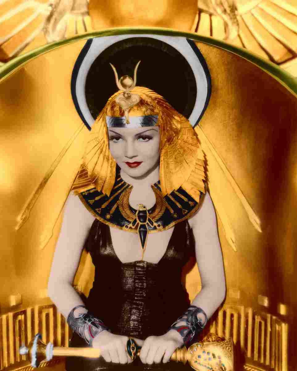 Colbert Claudette Cleopatra 1C film star poster A4 Photo Print