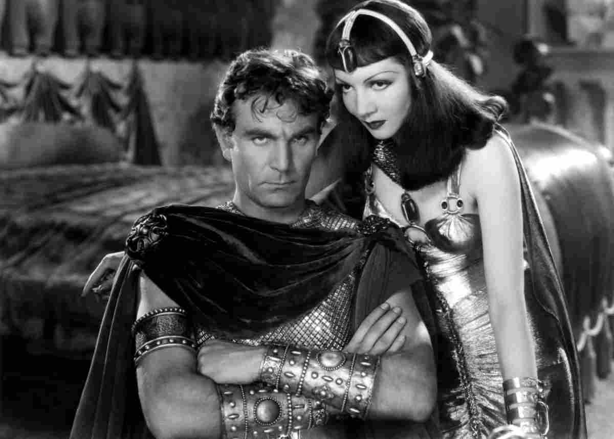 Colbert Claudette Cleopatra 5 film star poster A4 Photo Print