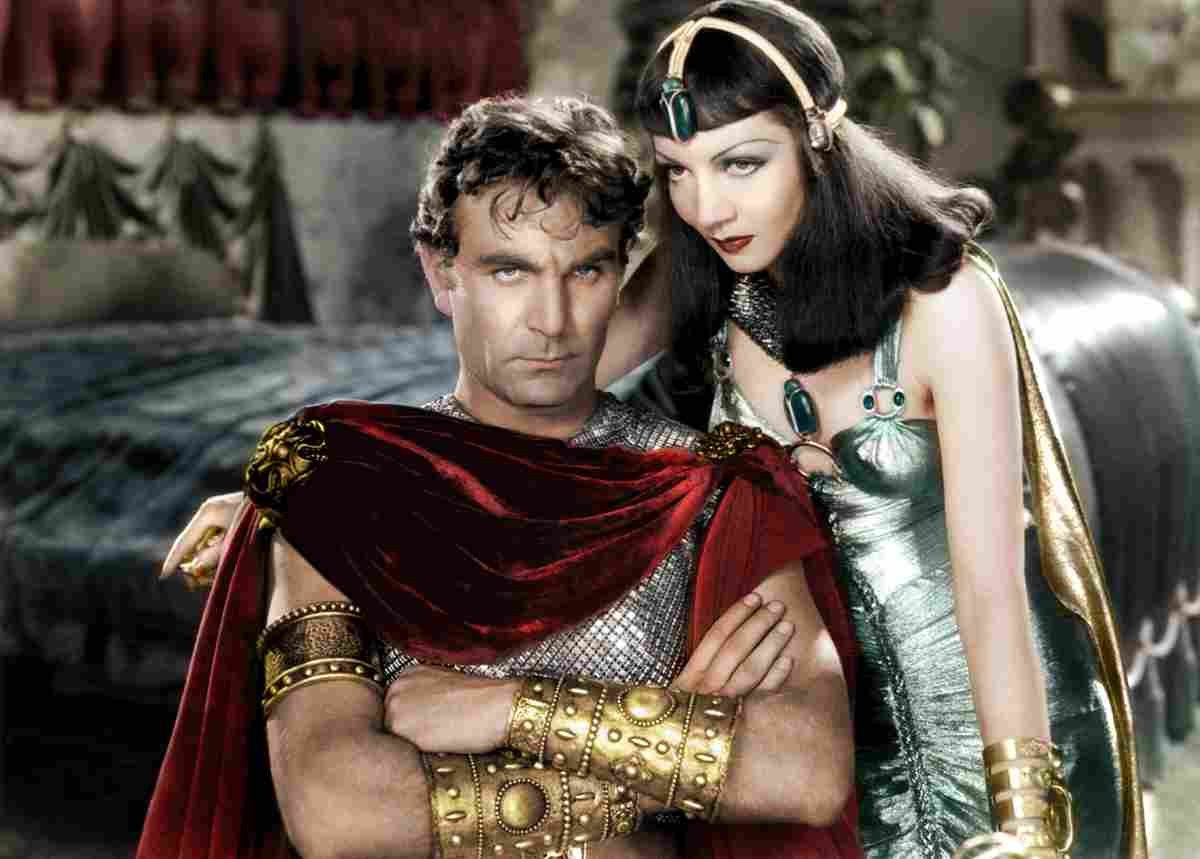 Colbert Claudette Cleopatra 5C film star poster A4 Photo Print