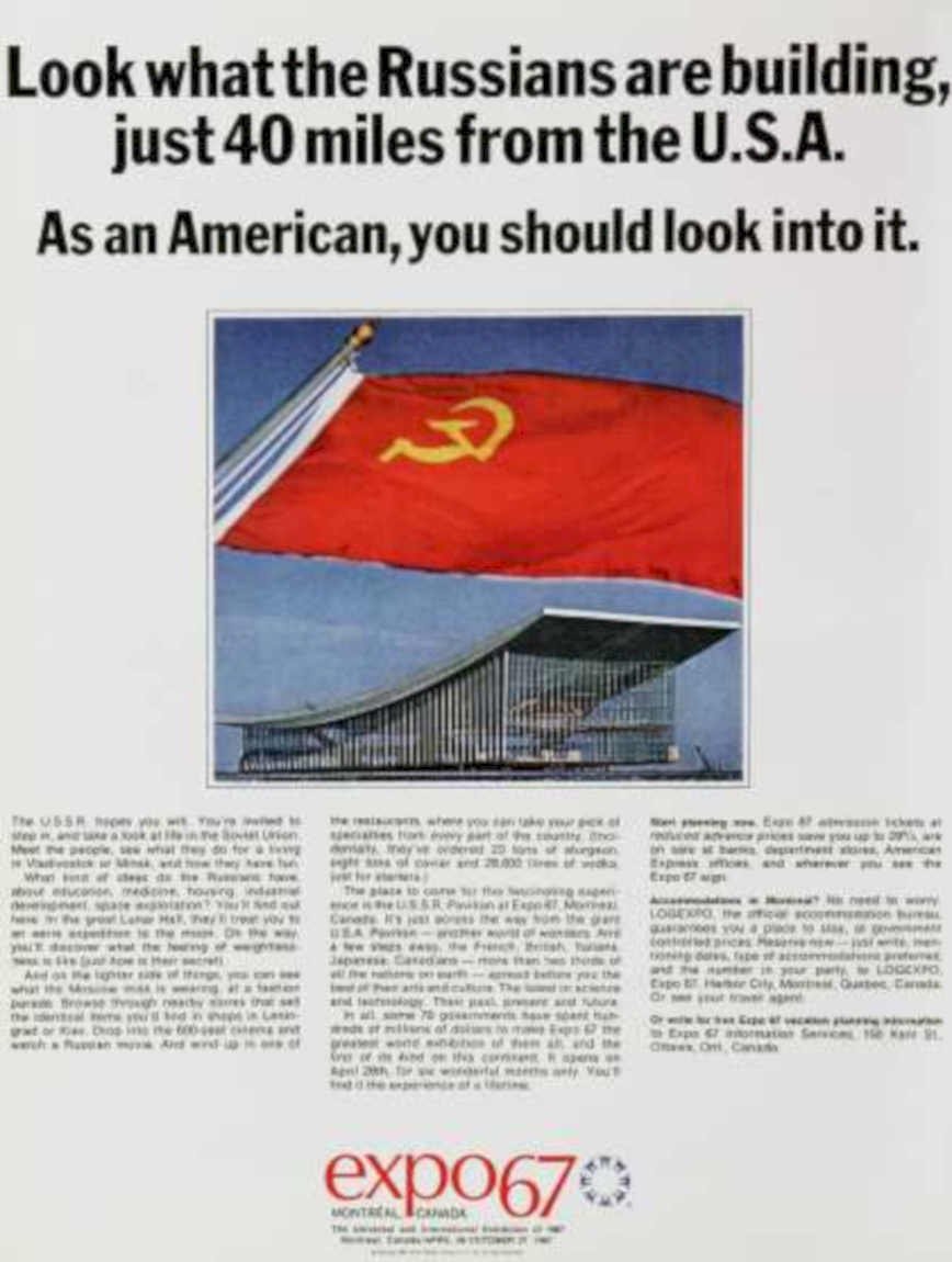 Cold War Moscow Vintage Retro Advert Ads A4 Photo Print