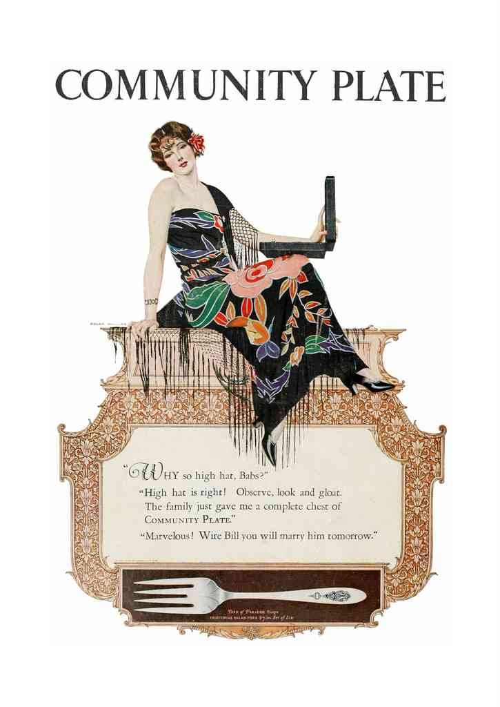 Coles Phillips 005 Art Nouveau Vintage Illustration A4 Photo Print