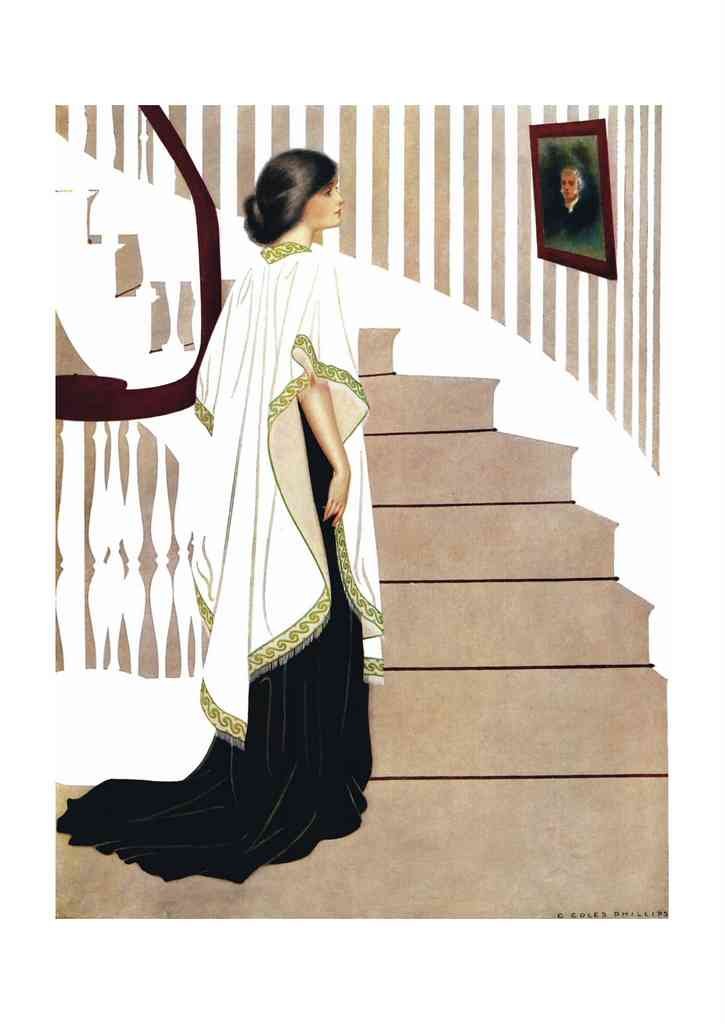 Coles Phillips 009 Art Nouveau Vintage Illustration A4 Photo Print