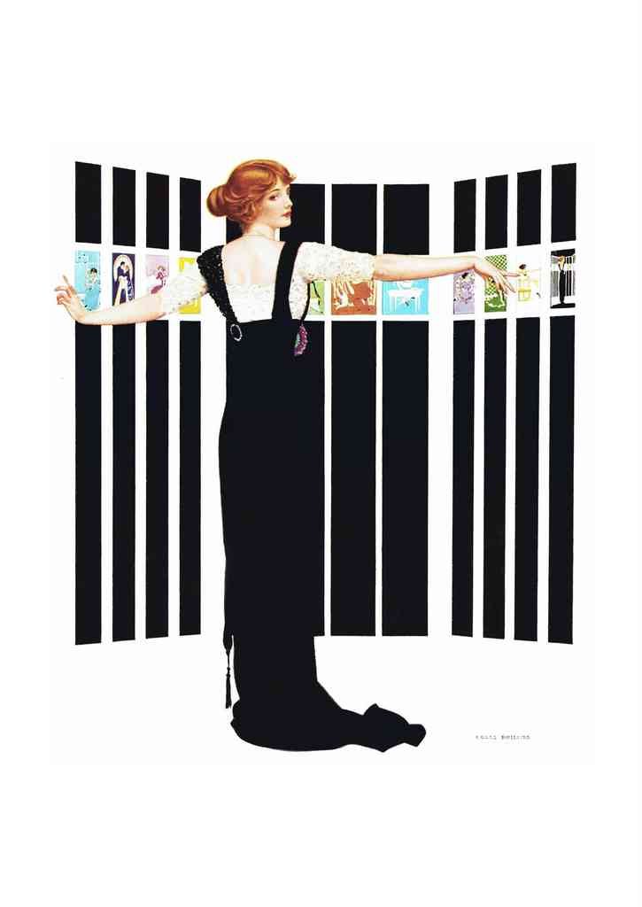 Coles Phillips 014 Art Nouveau Vintage Illustration A4 Photo Print