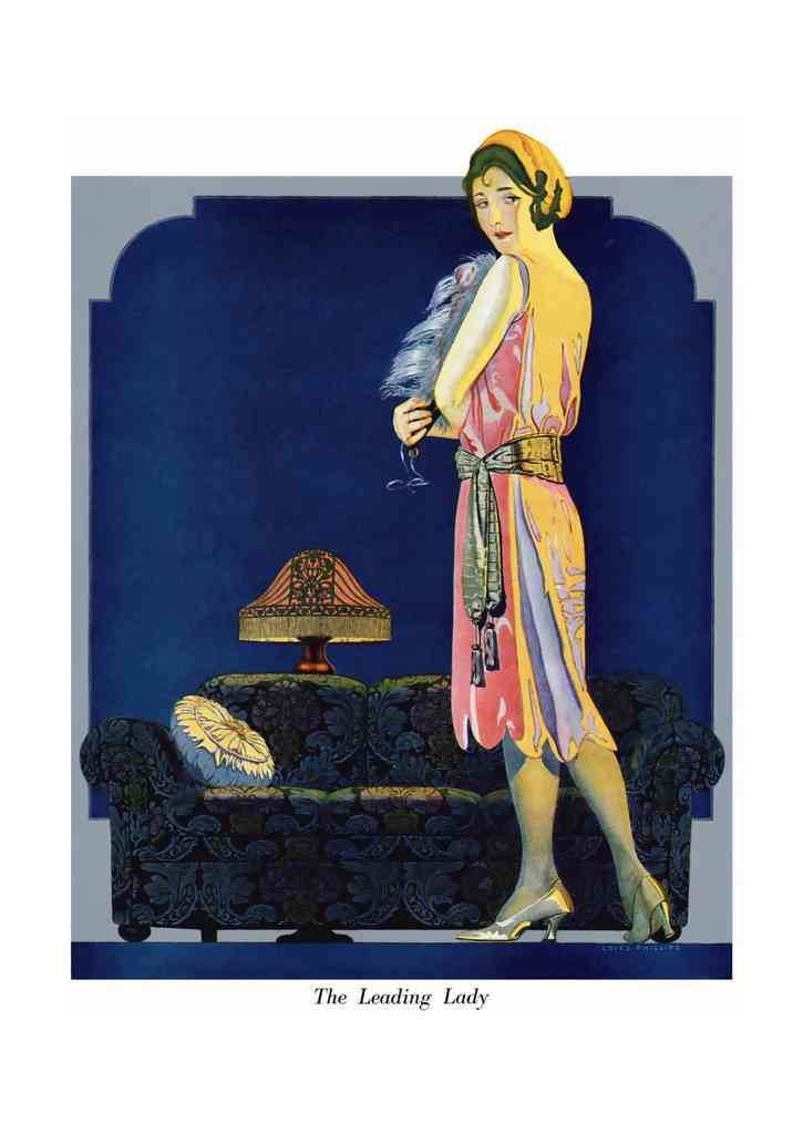 Coles Phillips 018 Art Nouveau Vintage Illustration A4 Photo Print