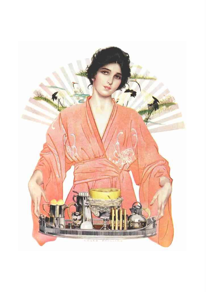 Coles Phillips 027 Art Nouveau Vintage Illustration A4 Photo Print