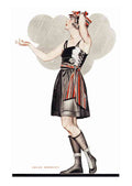 Coles Phillips 028 Art Nouveau Vintage Illustration A4 Photo Print