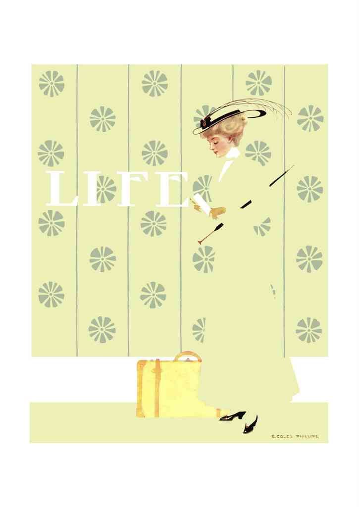Coles Phillips 030 Art Nouveau Vintage Illustration A4 Photo Print