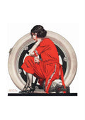 Coles Phillips 036 Art Nouveau Vintage Illustration A4 Photo Print