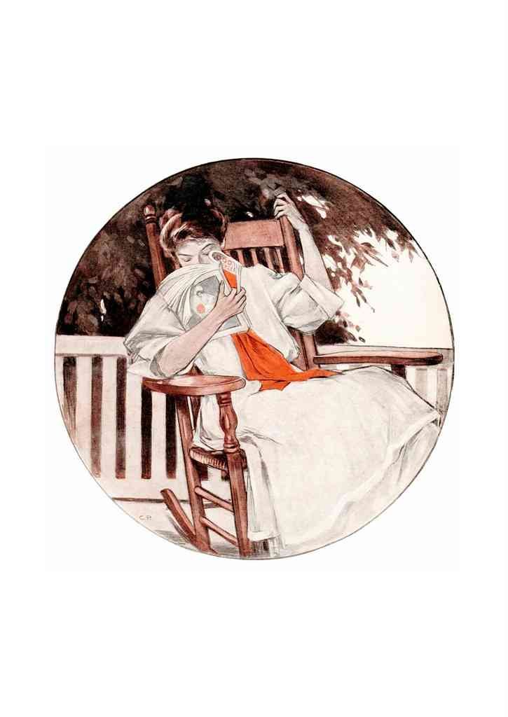 Coles Phillips 040 Art Nouveau Vintage Illustration A4 Photo Print