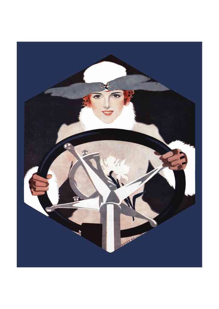 Coles Phillips 041 Art Nouveau Vintage Illustration A4 Photo Print