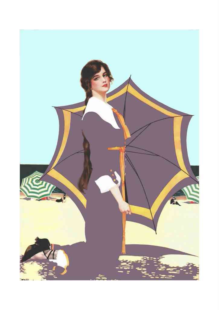 Coles Phillips 047 Art Nouveau Vintage Illustration A4 Photo Print