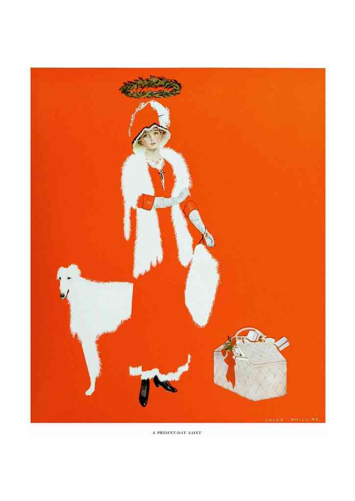 Coles Phillips 053 Art Nouveau Vintage Illustration A4 Photo Print