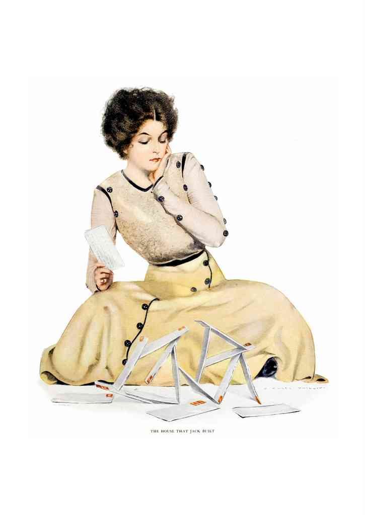 Coles Phillips 072 Art Nouveau Vintage Illustration A4 Photo Print