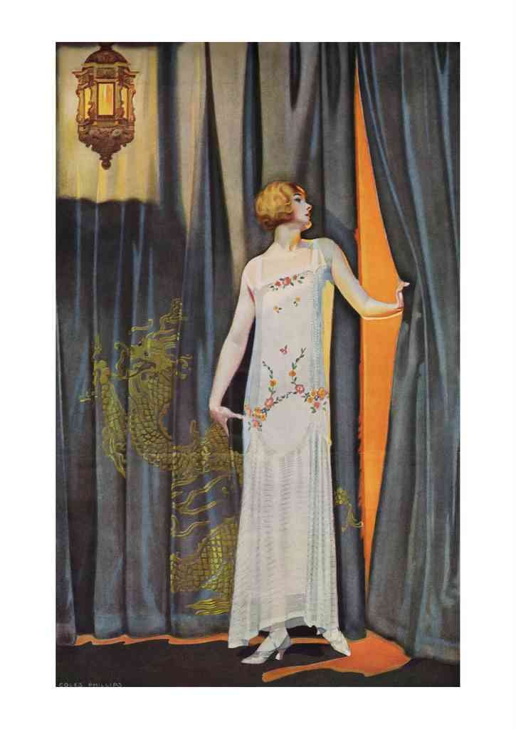 Coles Phillips 091 Art Nouveau Vintage Illustration A4 Photo Print