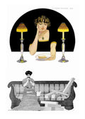 Coles Phillips 093 Art Nouveau Vintage Illustration A4 Photo Print