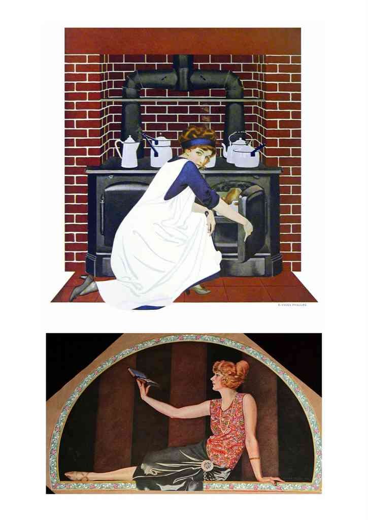 Coles Phillips 095 Art Nouveau Vintage Illustration A4 Photo Print