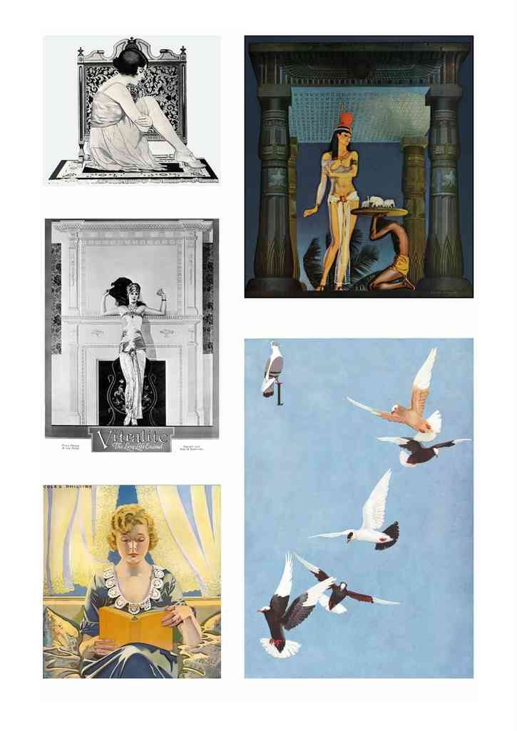 Coles Phillips 101 Art Nouveau Vintage Illustration A4 Photo Print