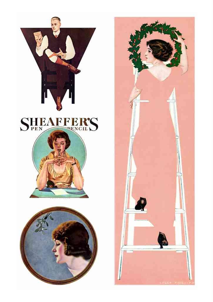 Coles Phillips 102 Art Nouveau Vintage Illustration A4 Photo Print