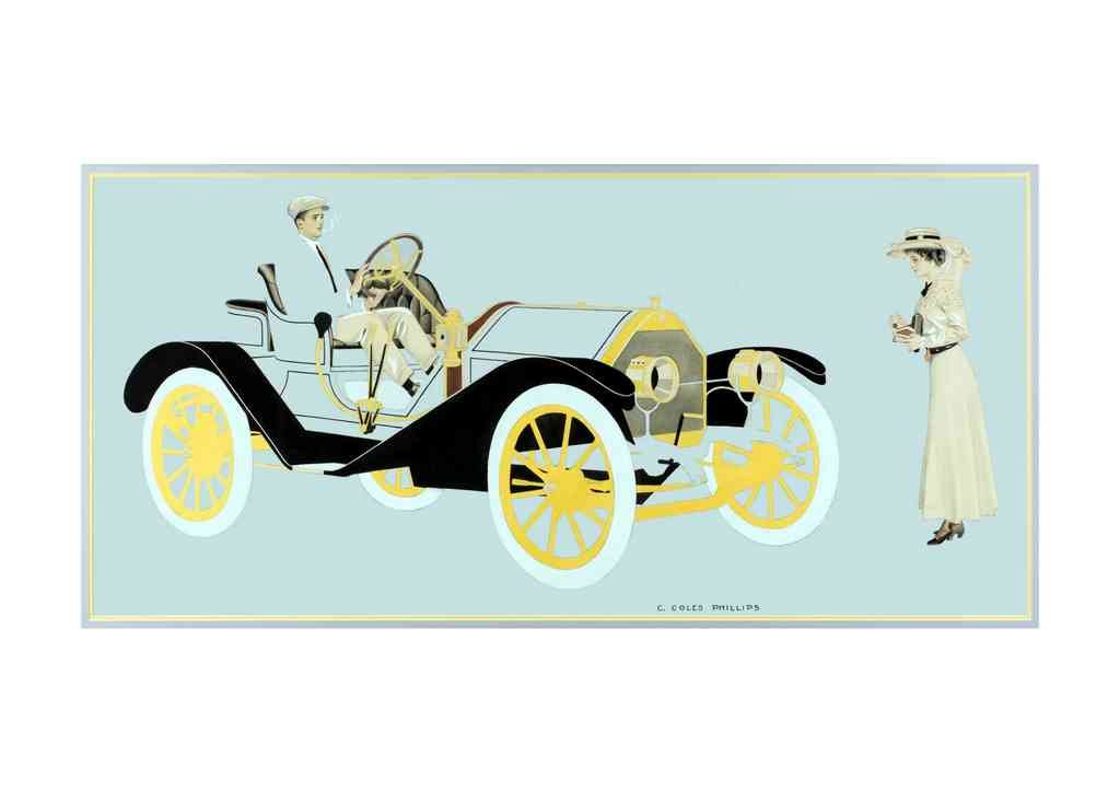 Coles Phillips 108 Art Nouveau Vintage Illustration A4 Photo Print