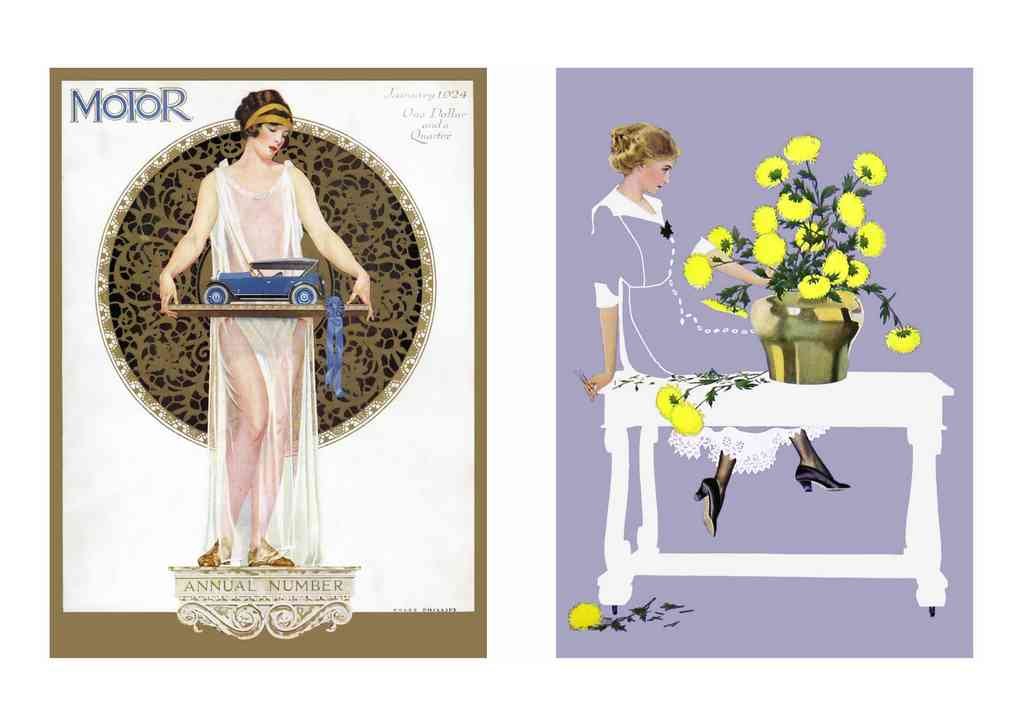 Coles Phillips 114 Art Nouveau Vintage Illustration A4 Photo Print