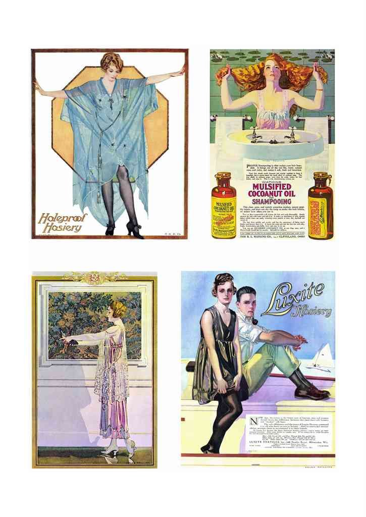 Coles Phillips 164 Art Nouveau Vintage Illustration A4 Photo Print