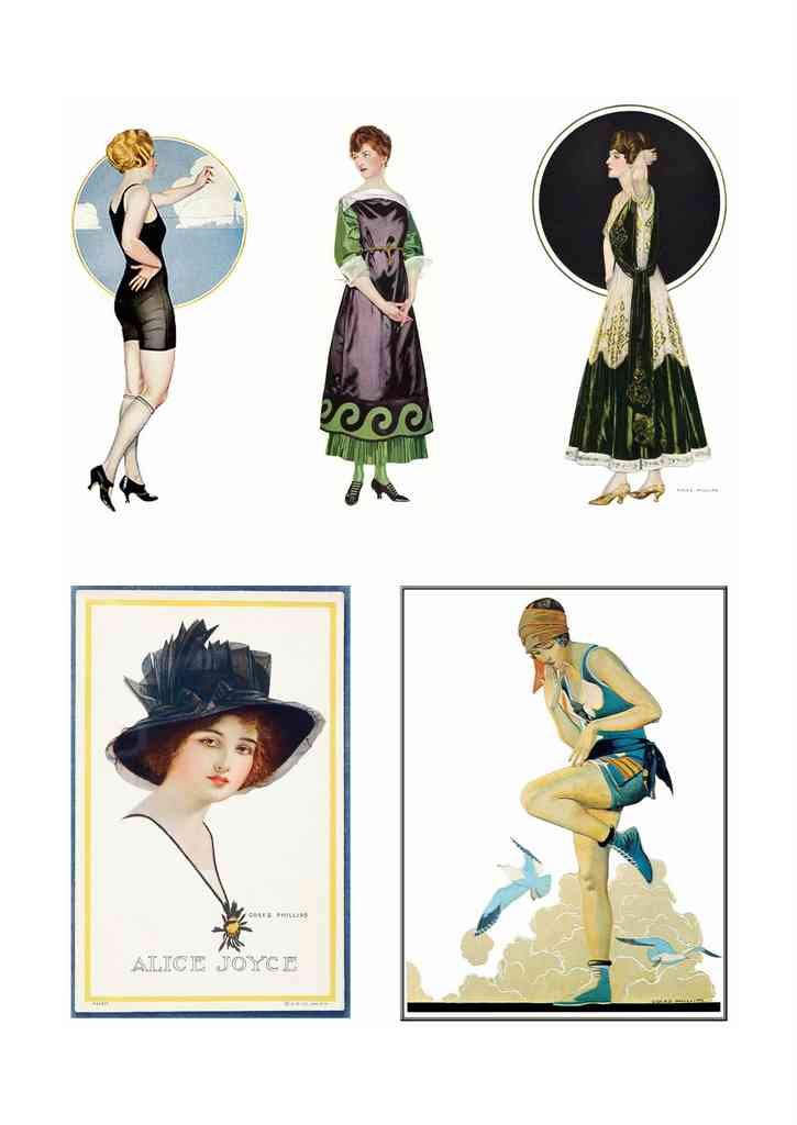 Coles Phillips 170 Art Nouveau Vintage Illustration A4 Photo Print