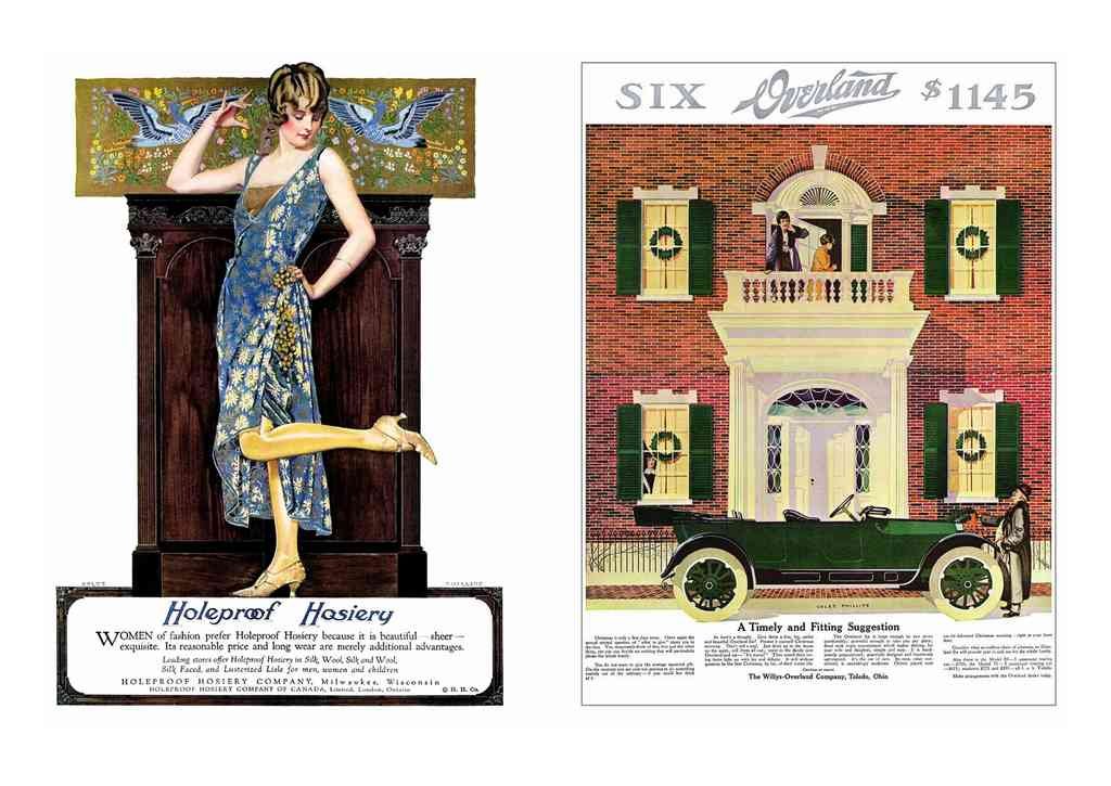 Coles Phillips 172 Art Nouveau Vintage Illustration A4 Photo Print
