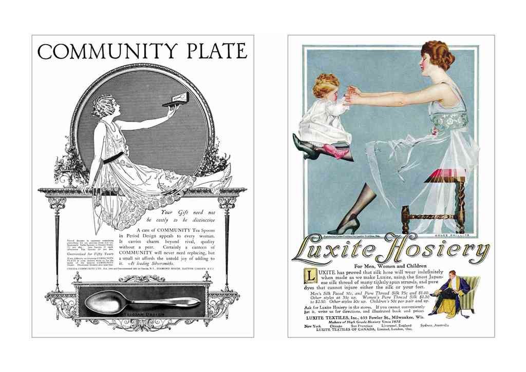 Coles Phillips 175 Art Nouveau Vintage Illustration A4 Photo Print